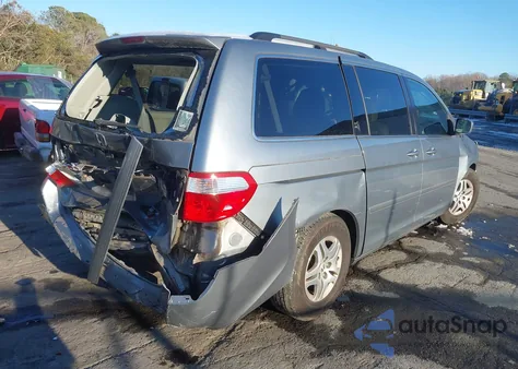 2006 Honda Odyssey Ex-L из США, поврежденный, VIN 5FNRL38636B028619